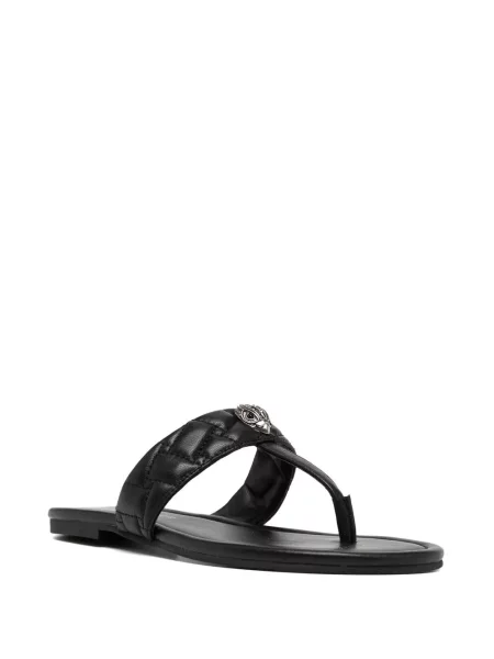 Sandale Kurt Geiger London fără toc negru