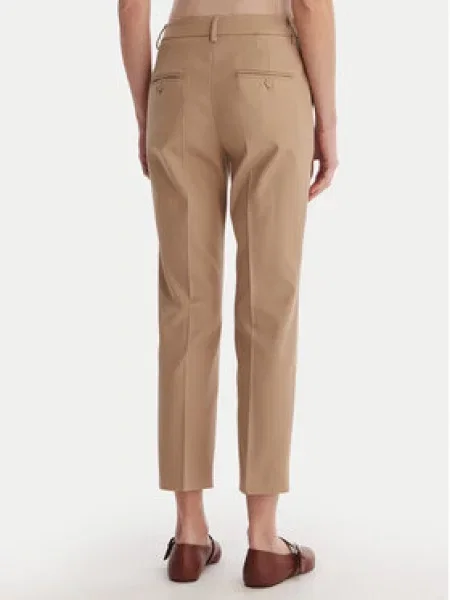Weekend Max Mara Hlače iz tkanine Vite bež