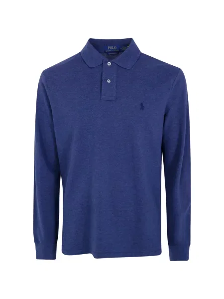 Lung tricou polo Polo Ralph Lauren albastru