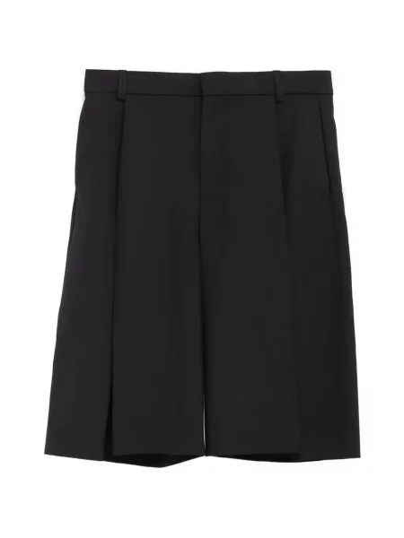 Pantaloni scurți Casablanca plisate negru