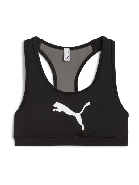 PUMA Sutien sport negru alb