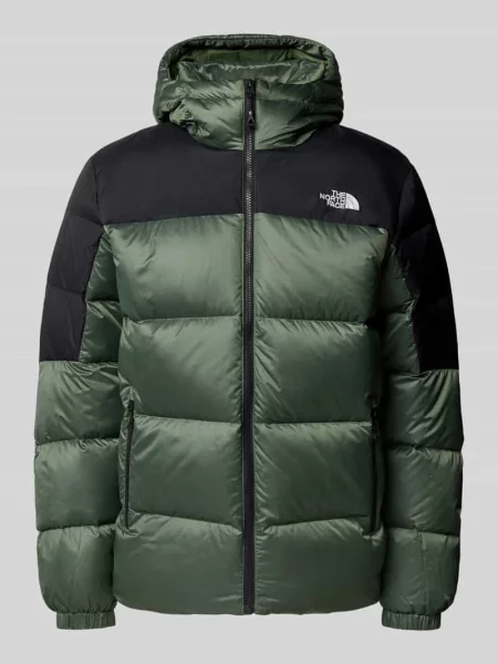 Kurtka puchowa z wyhaftowanym logo The North Face