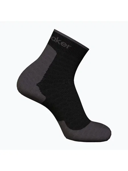 Șosete de trekking pentru bărbați Icebreaker Merino Hike+ Light Mini black/obsidian negru