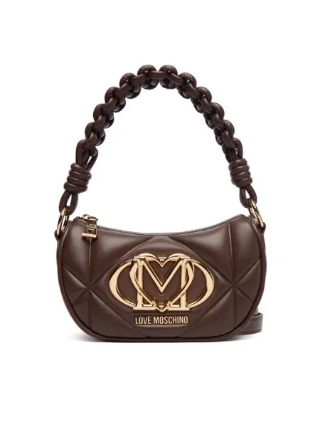 Pisemska torbica Love Moschino rjava