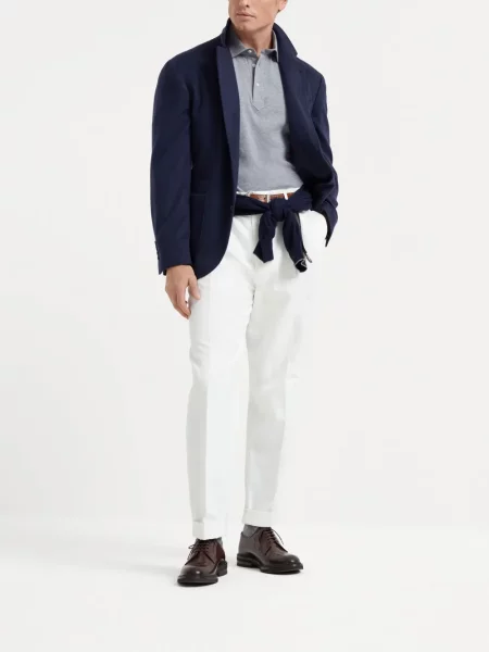 Polo Brunello Cucinelli gri