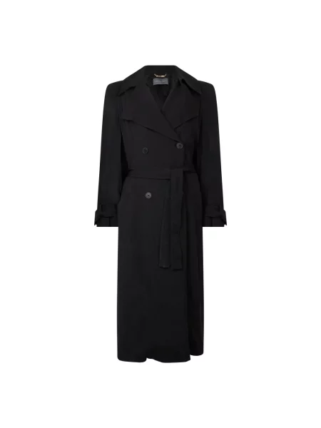 Płaszcz Alberta Ferretti elegancki czarny
