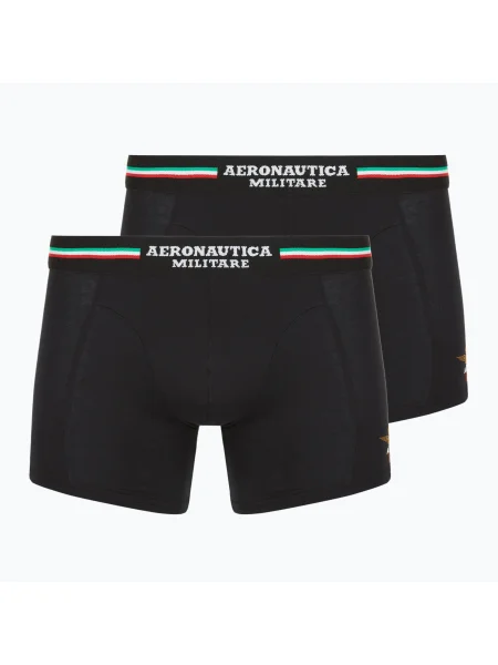 Боксерки Aeronautica Militare 2 чифта black черно
