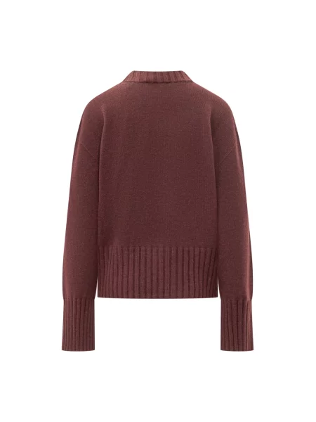 Sweter Laneus brązowy