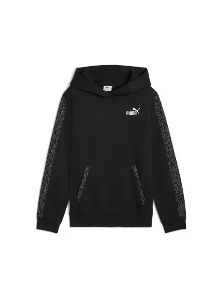PUMA Młodzieżowa bluza z kapturem Essentials ze zwierzęcym wzorem Akcesoria czarny
