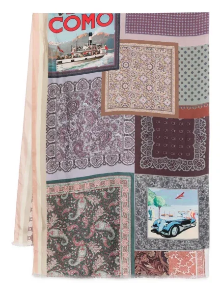 Šal Pierre-louis Mascia s paisley uzorkom ljubičasta