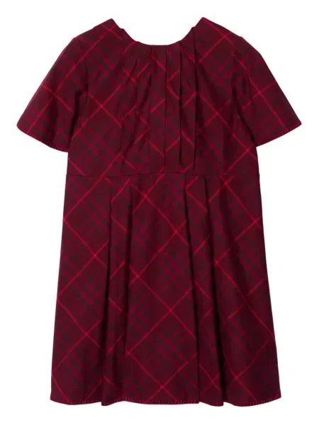 Sukienka dziecięca Burberry czerwona