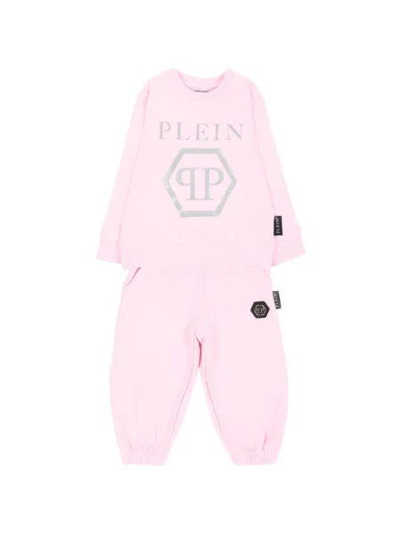 Komplet dresowy dziecięcy Philipp Plein różowy