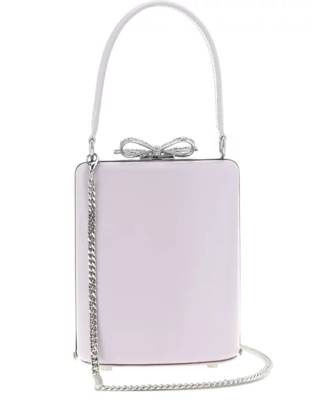 Geantă Self-portrait cu funde violet