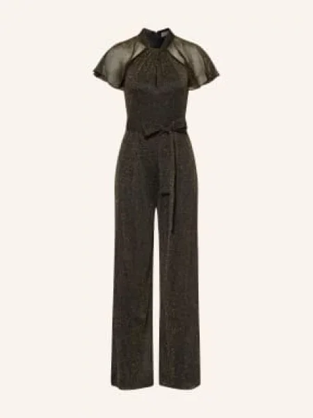 Phase Eight Kombinezon Amara Z Brokatową Przędzą schwarz czarny