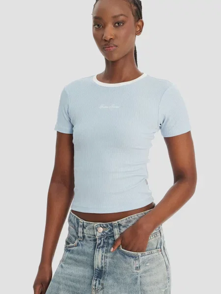 Футболка Guess Jeans блакитний