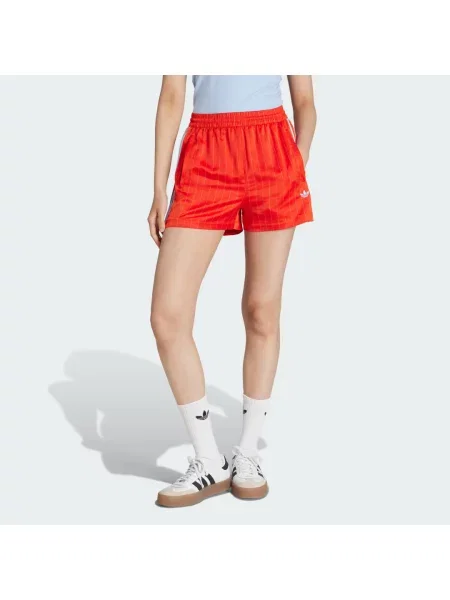 Šortky adidas Originals Pin-stripe Satin oranžové