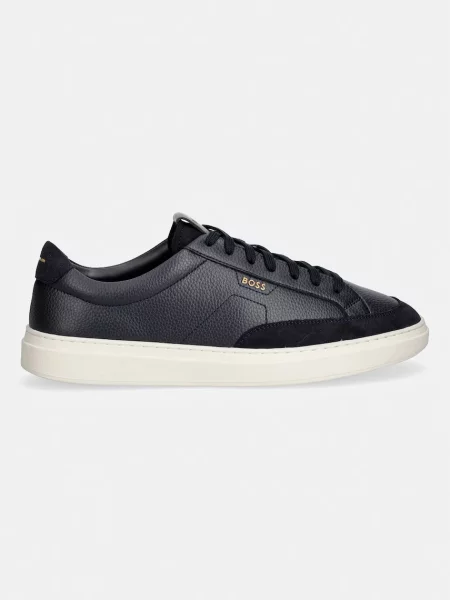 BOSS Kieran sneakers bărbătești din piele negru