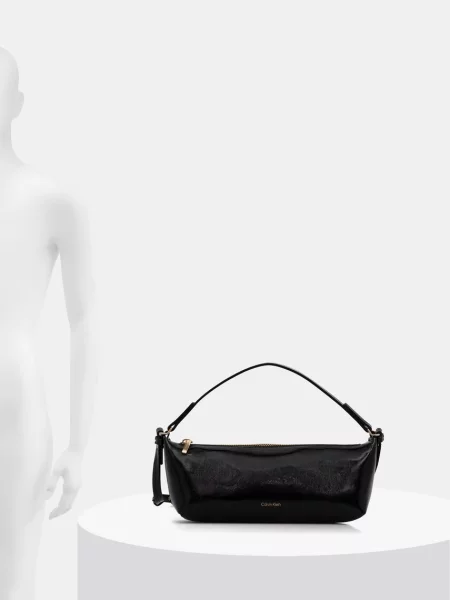Calvin Klein Táska Foil Logo Glossy fekete