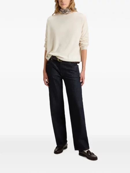 Pulover Woolrich cu decolteu rotund