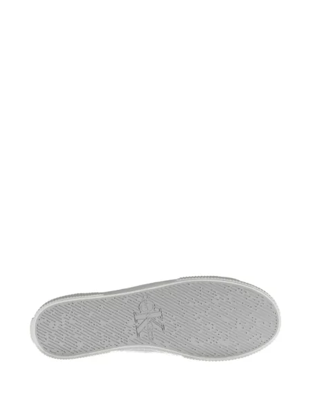 Sneakerși Calvin Klein cu imagine din canvas alb