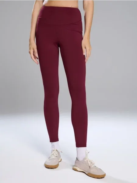 Спортивні легінси бордовий