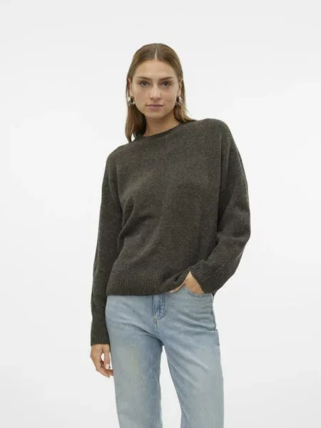 Πουλόβερ Vero Moda καφέ