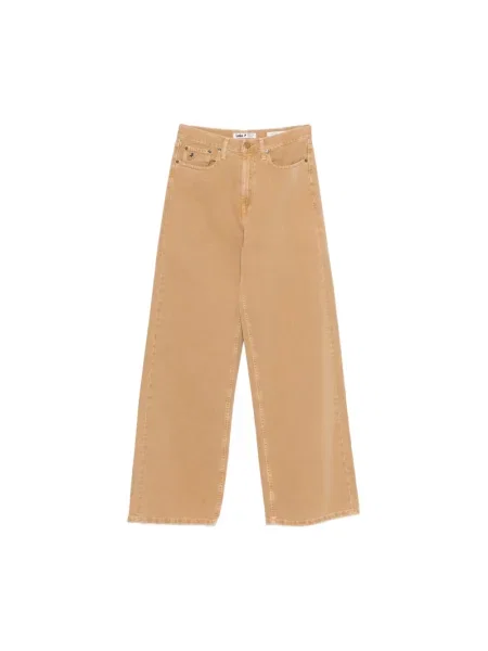 Szerokie jeansy Lois beżowe