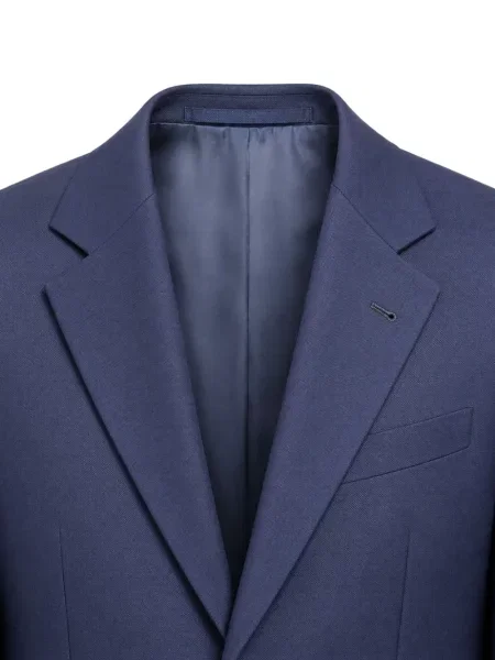 Costum Grasil cu rever albastru