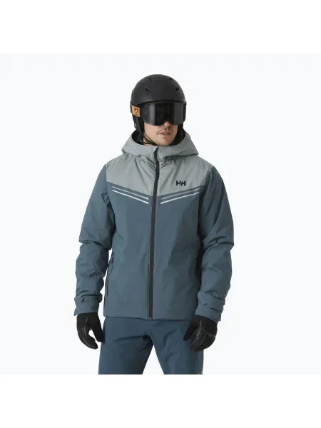 Férfi sí dzseki Helly Hansen Alpine Insulated dark creek. Méret: S kék