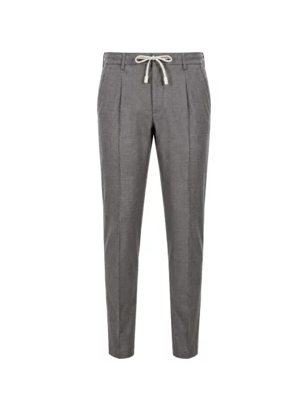 Pantaloni Eleventy cu cordon gri