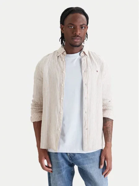 Tommy Hilfiger Риза Bengal бежов