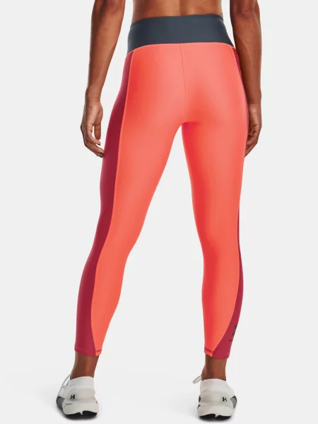 Under Armour dámske legíny Blocked Ankle orange oranžová