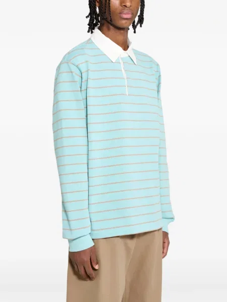 Lung tricou polo Stüssy albastru
