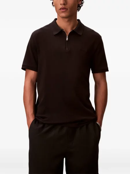 Polo Calvin Klein με αυτόγραφο μαύρο