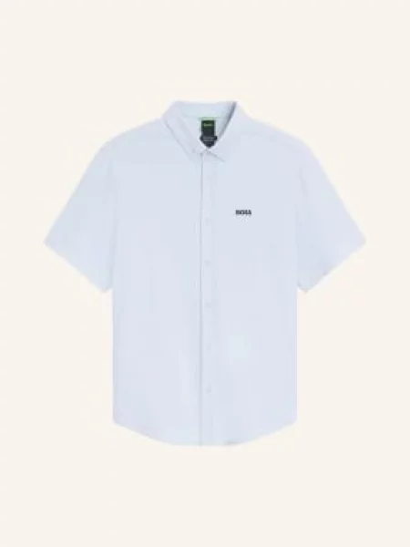 Boss Košile S Krátkým Rukávem St_Motion S Regular Fit Z Jersey tmavě modrá