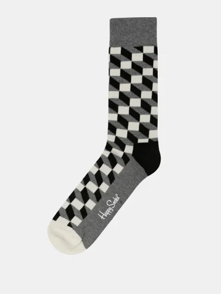 Nogavice Happy Socks bela