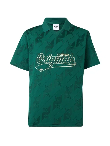 ADIDAS ORIGINALS Tricou verde / verde închis alb