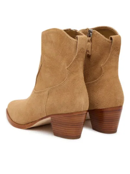 Lauren Ralph Lauren Kovbojské čižmy HARPHER ťavej srsti hnedá