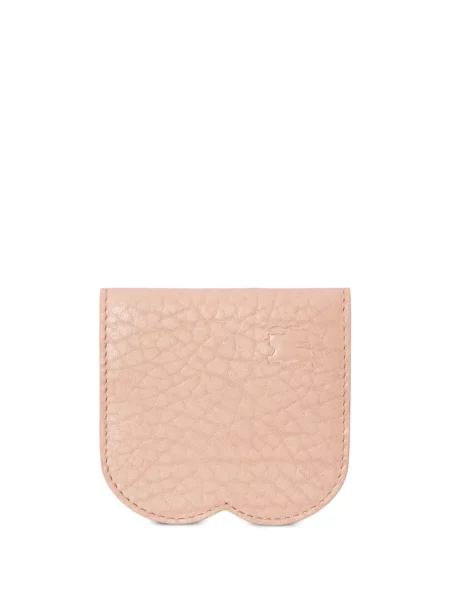 Portofel Burberry din piele roz