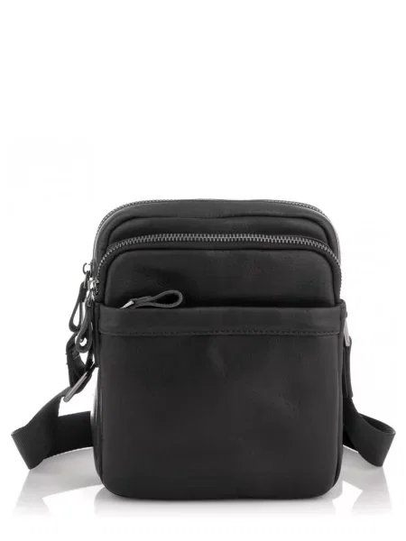 RoyalBag Мессенджер Шкіра чорний