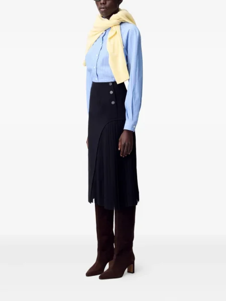 Fusta plisata Claudie Pierlot plisată negru