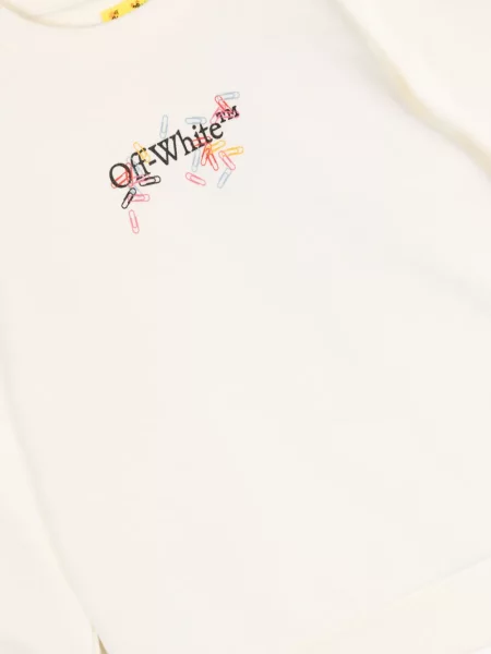 Dětska mikina Off-white bílá