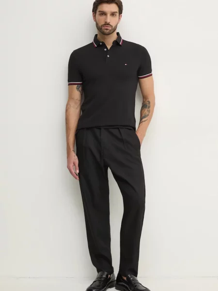 Tommy Hilfiger Πόλο μαύρο