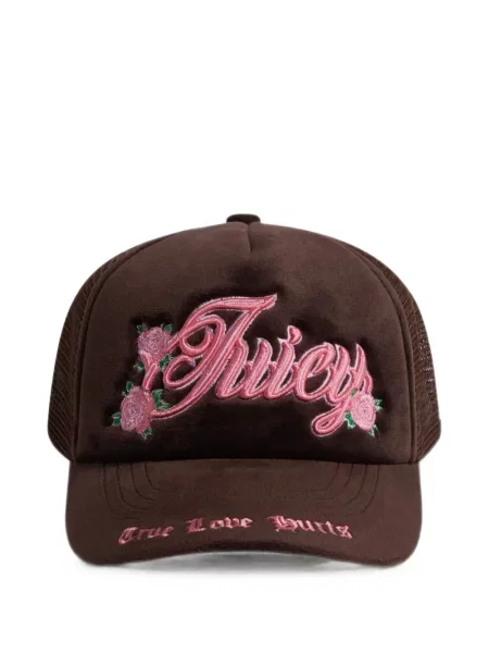 Șapcă Juicy Couture cu autograf maro