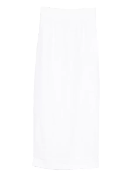 Długa osłona spódnica ołówkowa Posse biała
