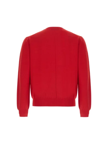 Sweter Tonywack wełniany czerwony
