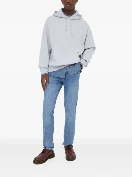 Pulover Levi's® cu autograf cu cordon cu 5 buzunare alb
