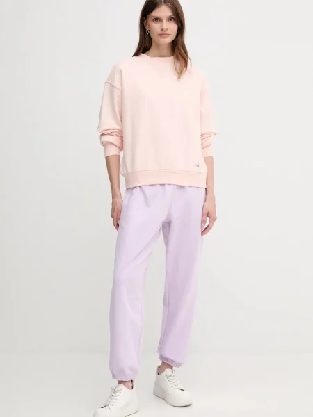 Calvin Klein Jeans trenirka z bombažem vijolična