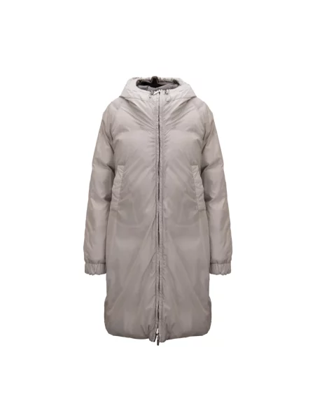 Kurtka puchowa Max Mara dwustronna szara