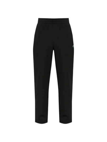 Pantaloni Lacoste cu autograf negru
